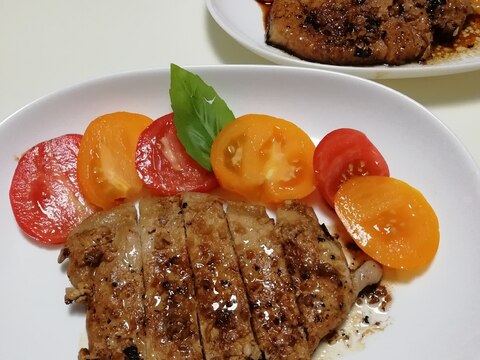 塩麹漬豚ロースのこんがりソテー